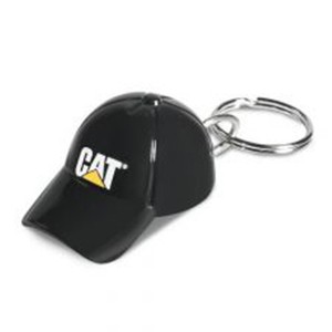 Porte clé casquette noir CAT