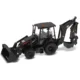 La miniature 85234 420F2 center pivot backhoe 1/50 CAT est faites avec une finition noir spécial pour un hommage à son 30e anniversaire.