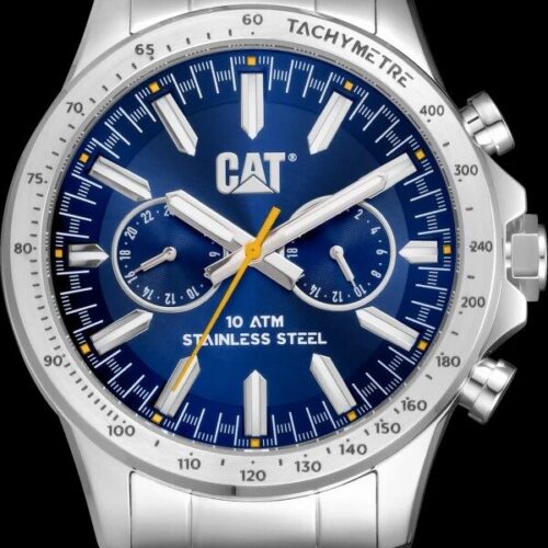 MONTRE AD BOSTON  BLEUE/CHROME