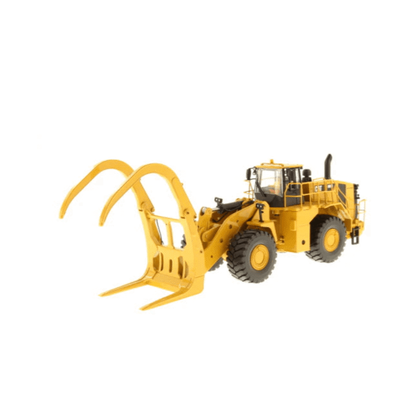 85917 988K wheel loader with log grapple CAT