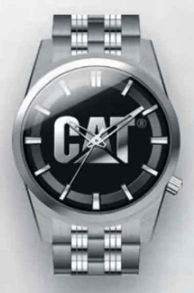 Montre YV Icon 3H argent noir CAT