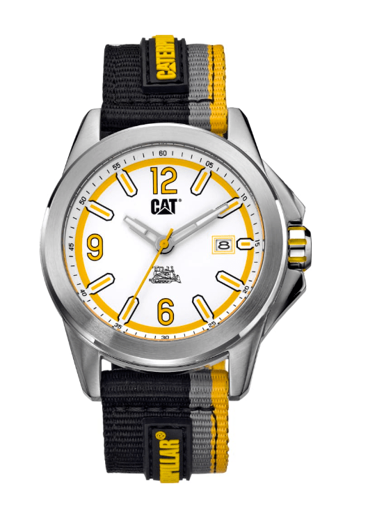 Montre YU Twist up 3HD noir et jaune CAT