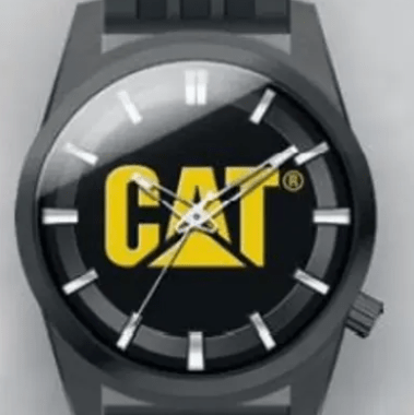 Montre YV Icon noir et jaune 3H CAT