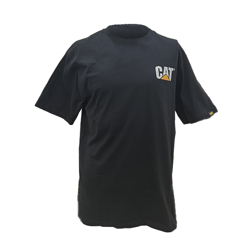 Tee-shirt Caterpillar Trademark noir