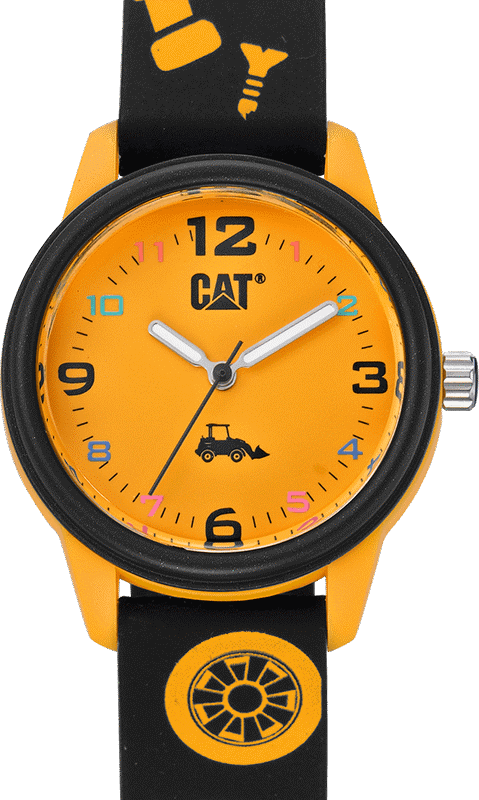 MONTRE ENFANT  OUTILS JAUNE/NOIRE
