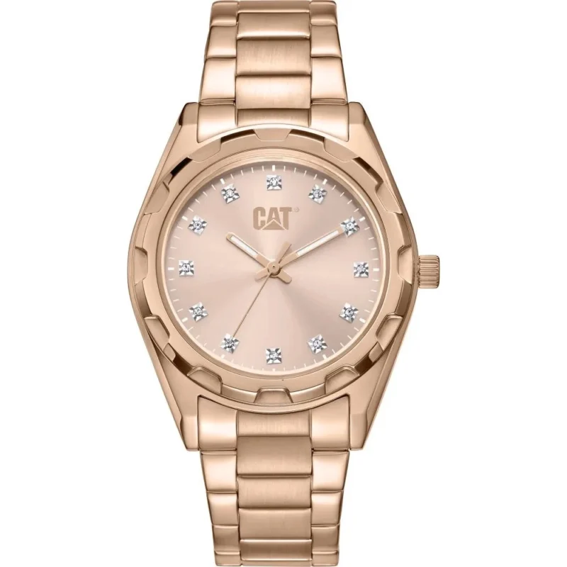 Montre femme Caterpillar California Lady Rose Gold avec cristaux
