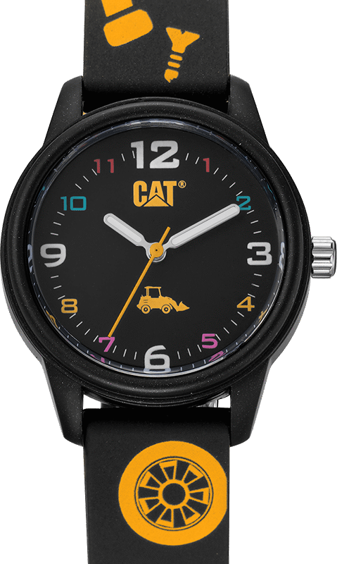 MONTRE ENFANT OUTILS  NOIRE/JAUNE