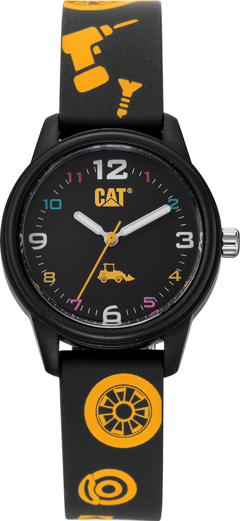 MONTRE ENFANT OUTILS  NOIRE/JAUNE