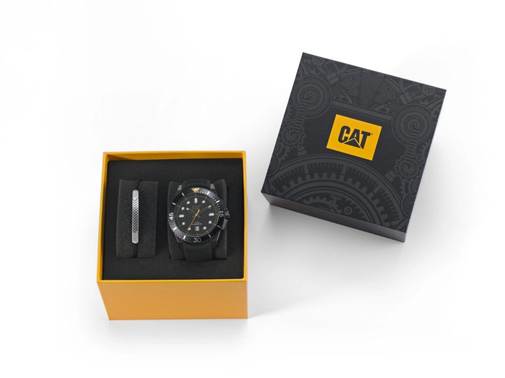 SET MONTRE ET BRACELET QC 3HD  NOIRE