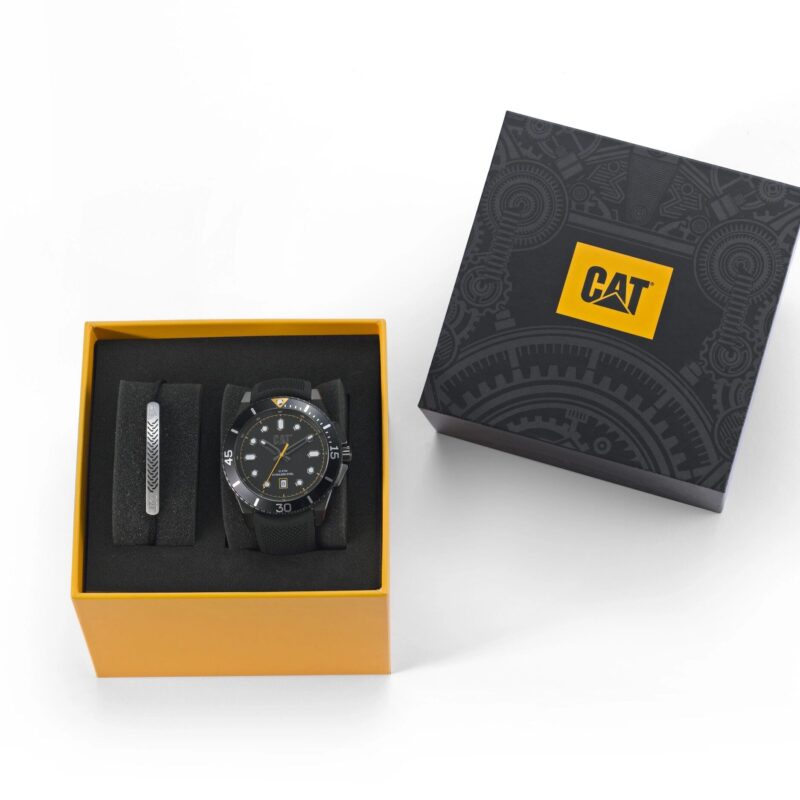 SET MONTRE ET BRACELET QC 3HD  NOIRE