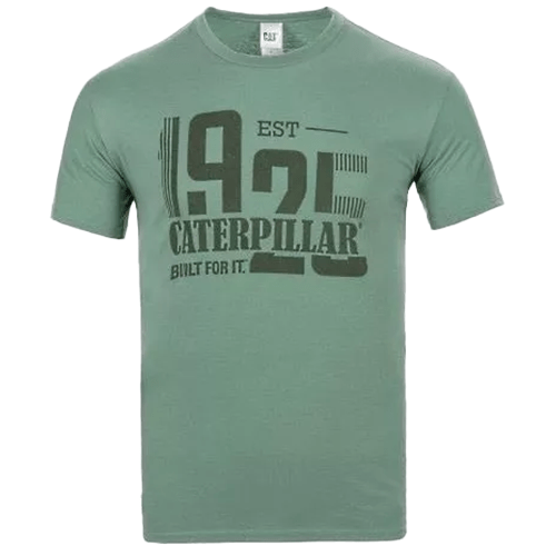 Tee-shirt vert Caterpillar