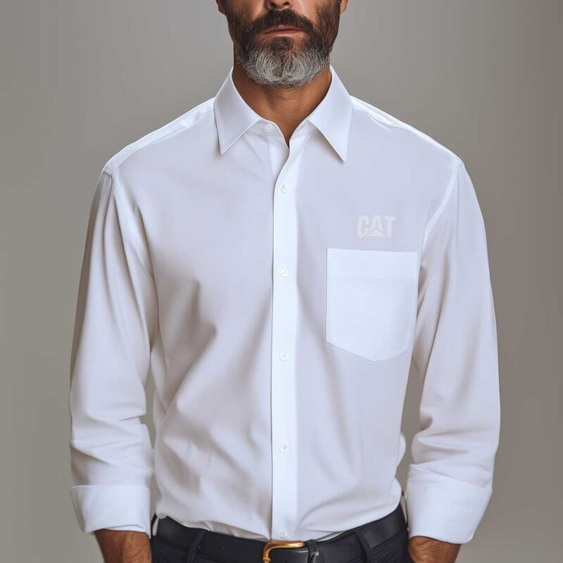 chemise blanche portland caterpillar