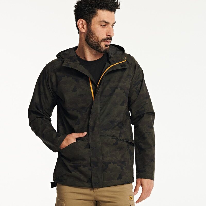 VESTE ESSENTIAL RAIN NIGHT CAMO