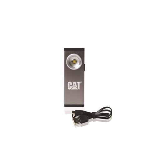 LAMPE DE POCHE ALUMINIUM RECHARGEABLE CATERPILLAR 200 LUMENS