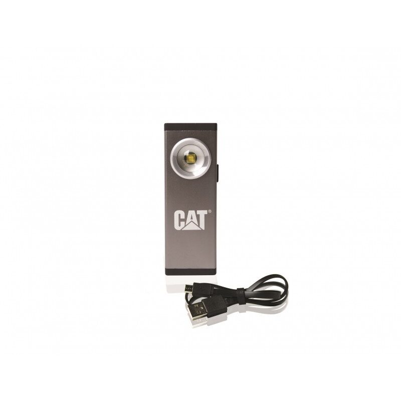 LAMPE DE POCHE ALUMINIUM RECHARGEABLE CATERPILLAR 200 LUMENS