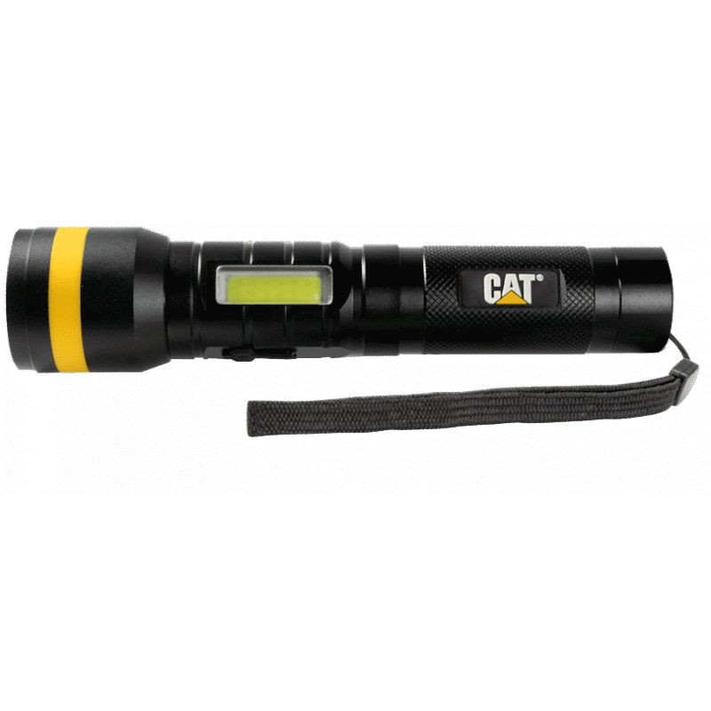 LAMPE TORCHE ALUMINIUM RECHARGEABLE CATERPILLAR 1200 LUMENS