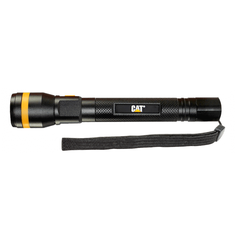LAMPE TORCHE ALUMINIUM RECHARGEABLE CATERPILLAR 200 LUMENS
