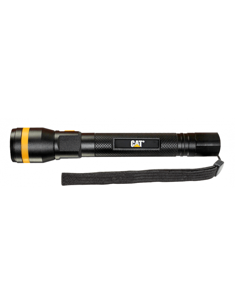 LAMPE TORCHE ALUMINIUM RECHARGEABLE CATERPILLAR 200 LUMENS