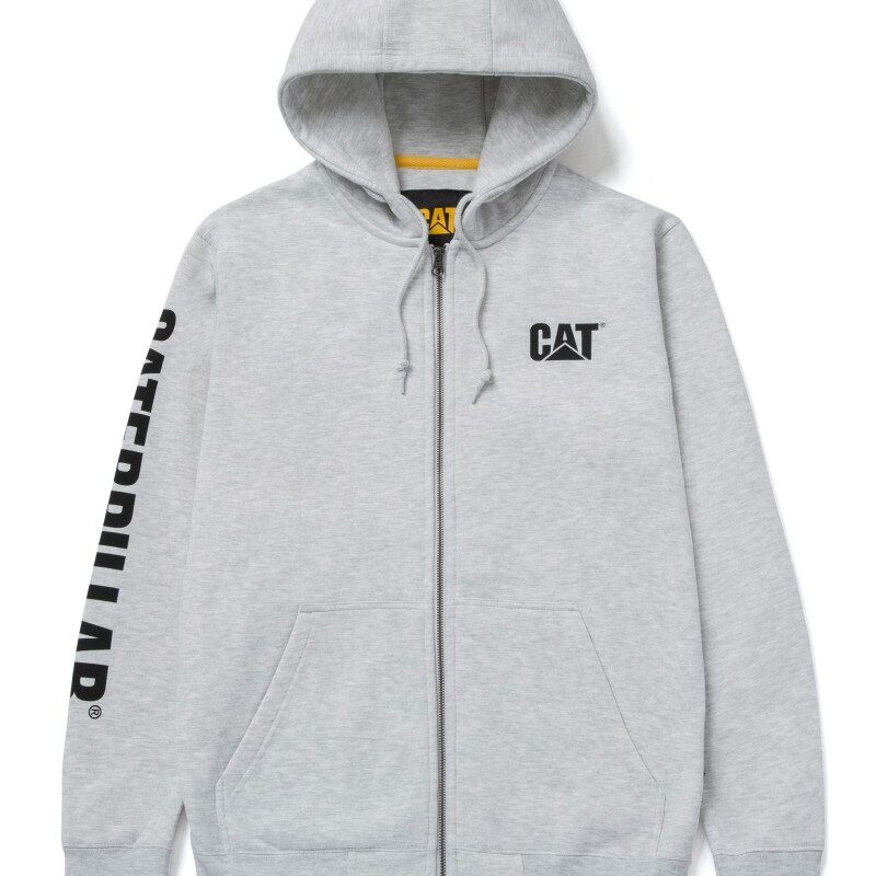 SWEAT ZIP BANNER  GRIS CLAIR