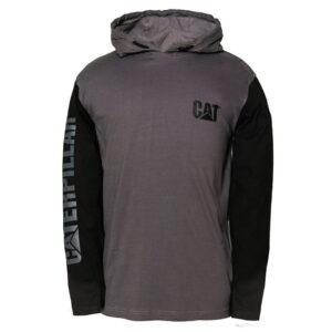 Pull Caterpillar Ml Hoodie Banner gris