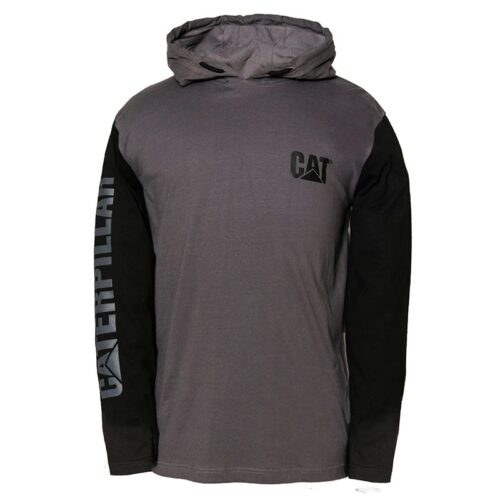 Pull Caterpillar Ml Hoodie Banner gris