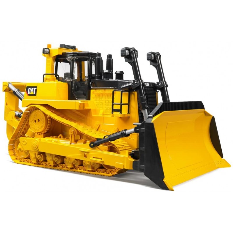 Br02452 Jouet Grand Bulldozer Cartepillar à Chenilles